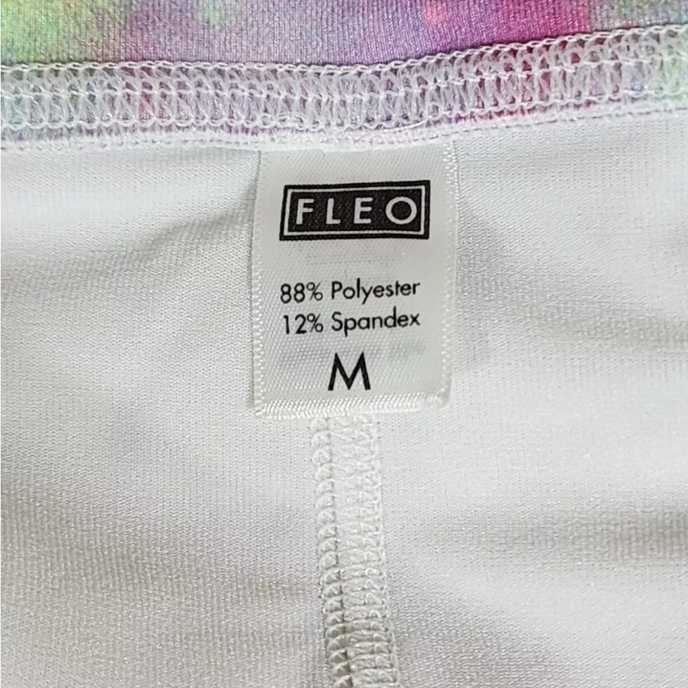 FLEO Vibrant Fantasy PHR Athletic Rave Spandex Running Cycling Shorts 4 Inch- M - Picture 5 of 9